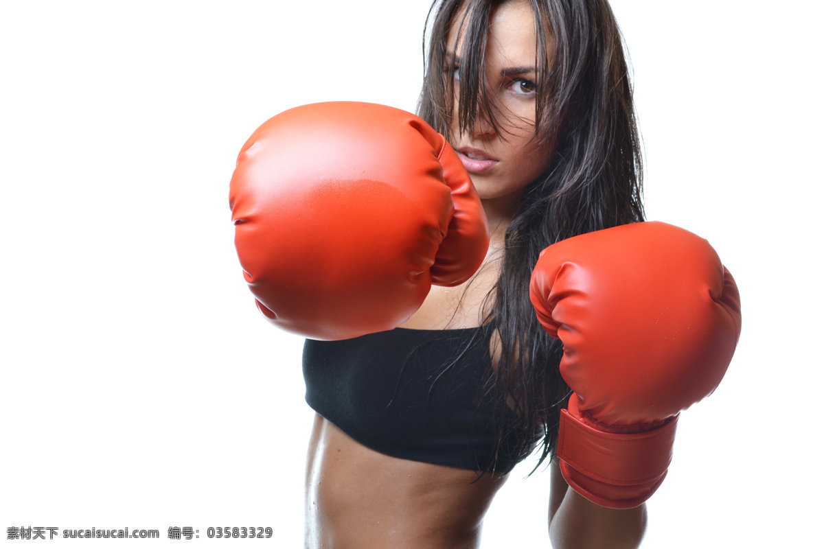 带 手套 女人 拳击 跆拳道 健身 运动 体育运动 生活百科