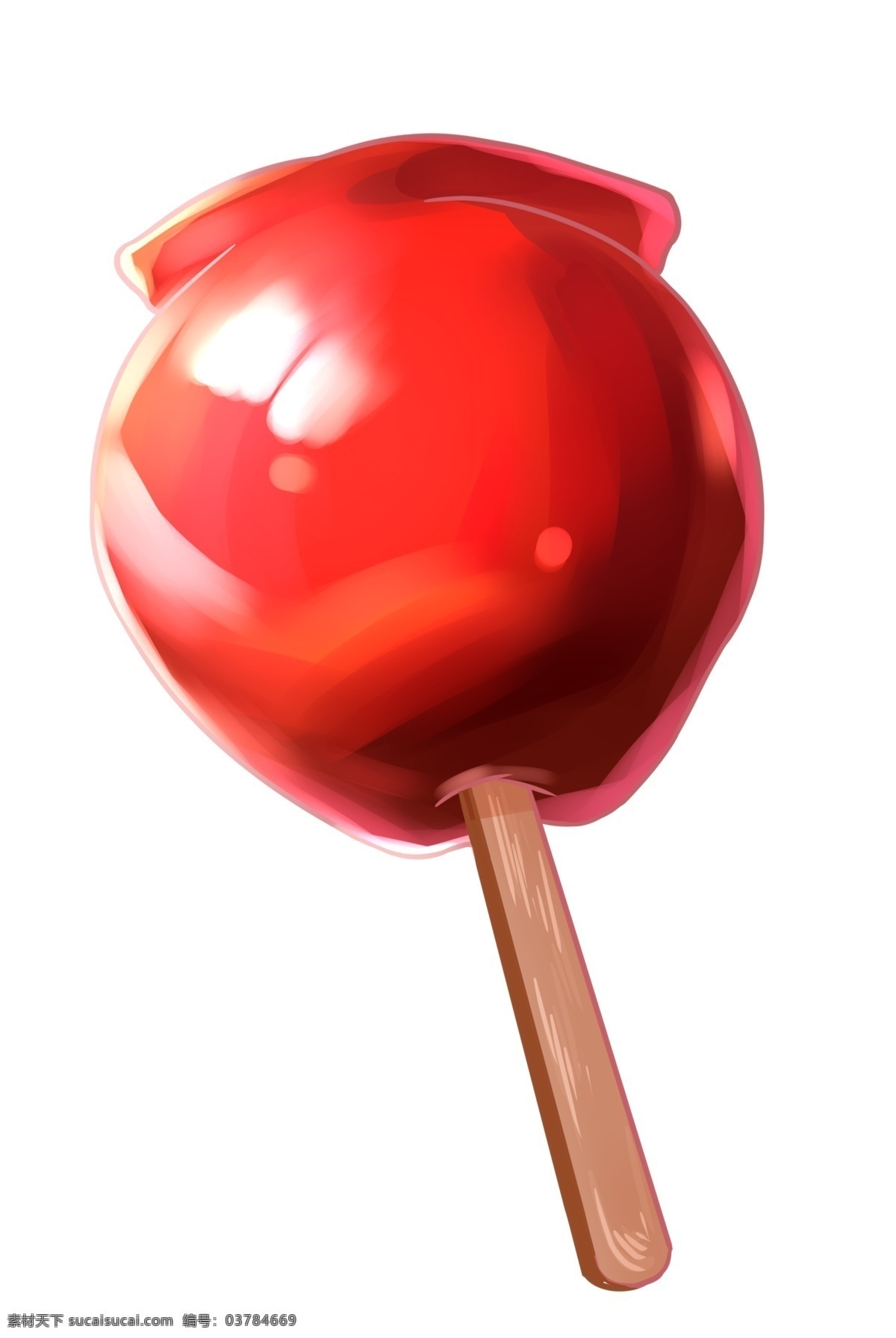 日本 红色 糖葫芦 插画 红色的糖葫芦 卡通插画 日本插画 日本产物 日本风情 日本物品 日本的糖葫芦