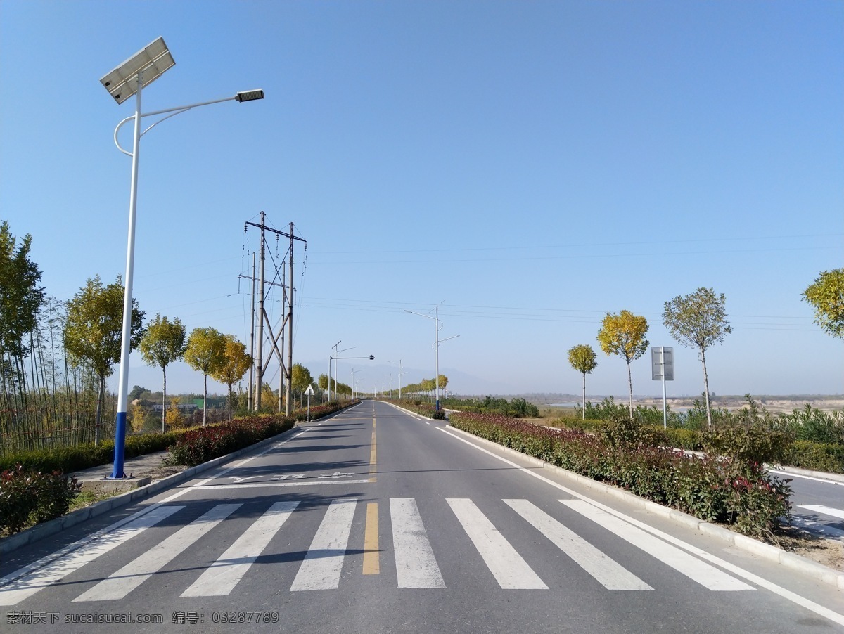 乡村道路风景 乡村 树木 蓝天 枯草 美景 道路 乡村风采 自然景观 自然风景