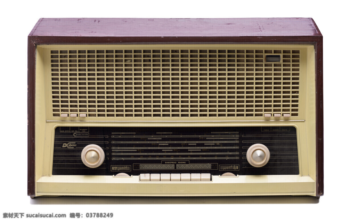 老式收音机 家用电器 复古家电 复古家具 家具 家具电器 生活百科 白色