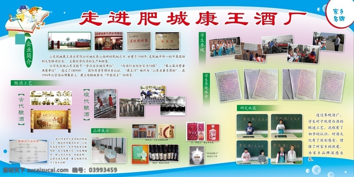 广告设计模板 书本 校园展板 宣传栏 学校宣传栏 源文件 展板模板 照片剪影 酒厂展板 参观酒厂 酒厂 其他展板设计