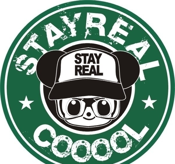 stayreal 小鼠 阿信 潮服 绿色 黑色 英文 标志 企业 logo 标识标志图标 矢量