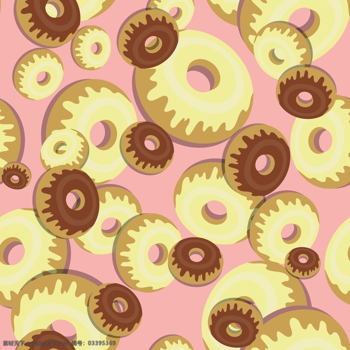 甜甜 圈 图案 说明 背景壁纸