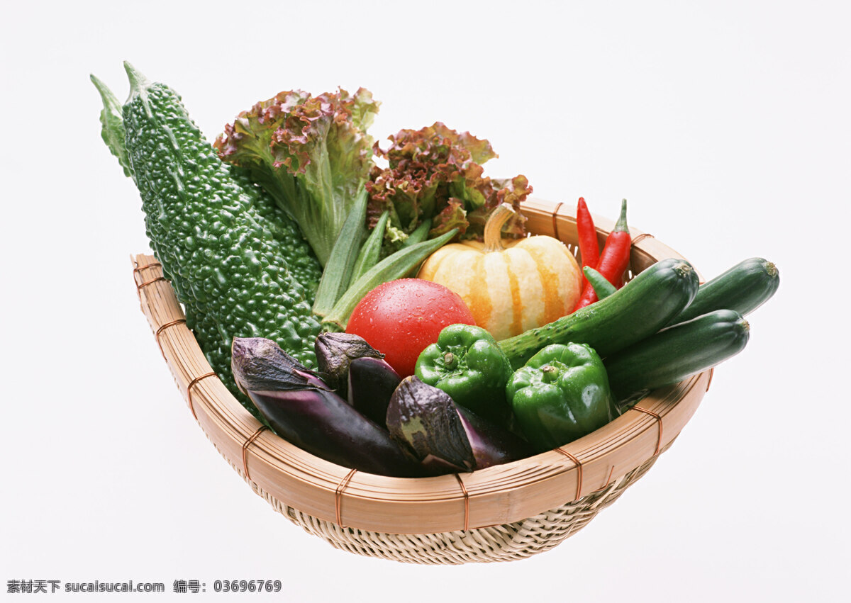 蔬菜 苦瓜 南瓜 茄子 生物世界 西红柿 菜椒 风景 生活 旅游餐饮