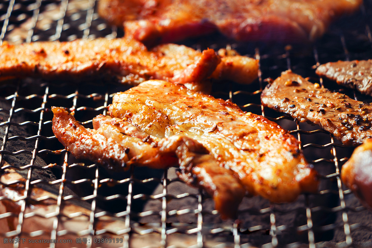 烤肉 五花肉 碳火 日料 猪肉 餐饮美食 传统美食
