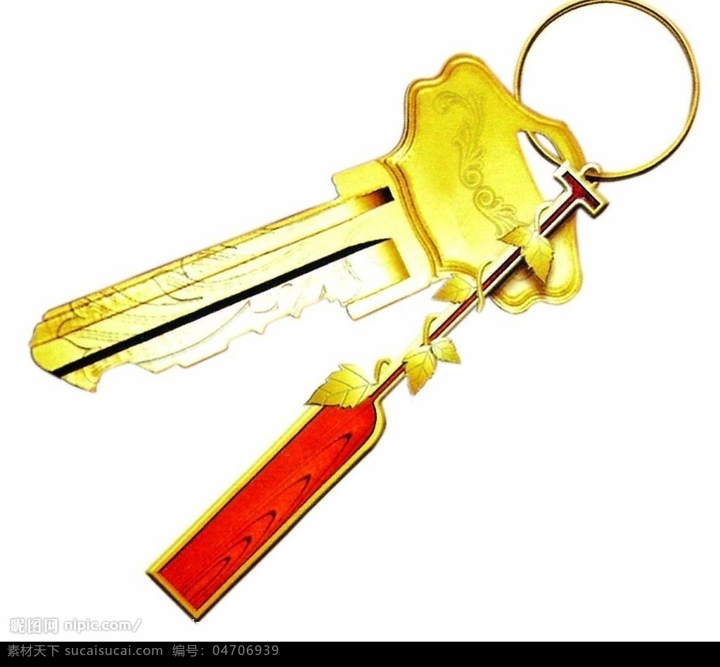金钥匙 钥匙 家 房子 源文件库