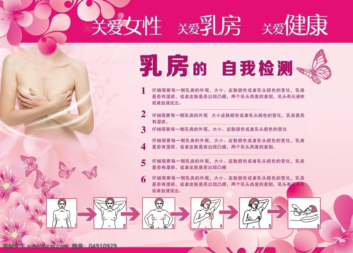 乳腺自检图 乳房 乳腺图 乳房按摩图 乳房按摩 绿色 展板 乳腺展板 乳腺宣传 乳房宣传版面 宣传栏 广告设计模板 源文件