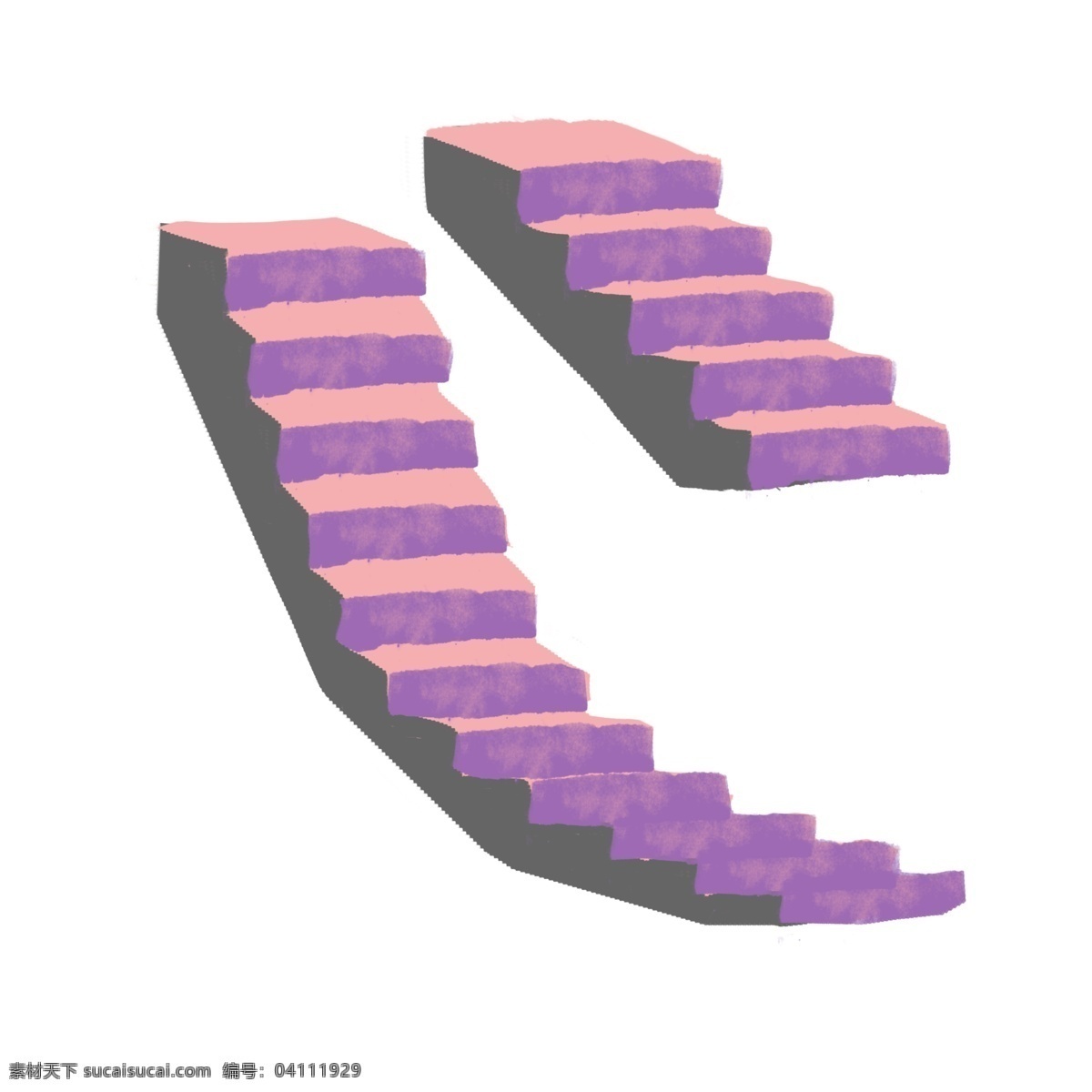 紫色 楼梯 装饰 插画 紫色的楼梯 漂亮的楼梯 创意楼梯 室外楼梯 楼梯装饰 楼梯插画 精美楼梯