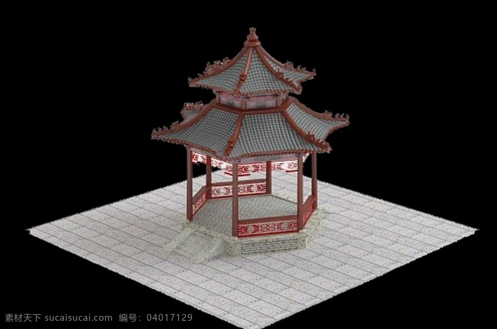 3d 建模 亭子 中式建筑 3d建筑 游戏场景 游戏建筑 3d游戏亭子 中国风亭子 3d建模 3d设计 3d作品 max