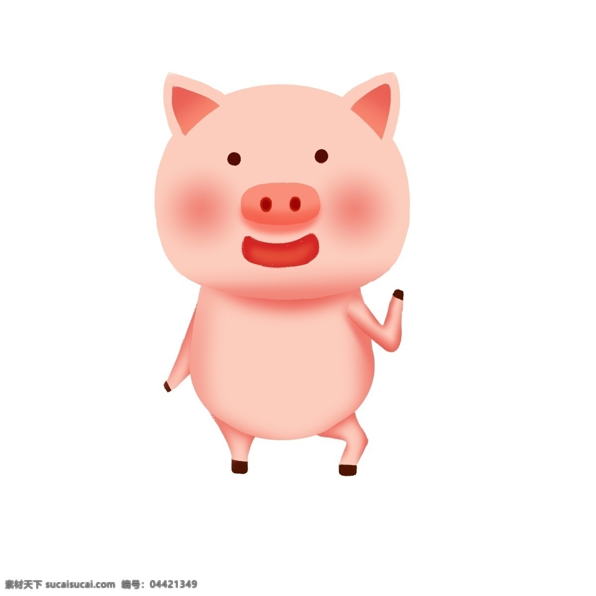 2019 猪年 粉色 系 卡通 手绘 立体 猪 卡通猪 猪宝宝 可爱猪宝宝 粉色系 卡通手绘 粉色系立体猪 可爱立体猪