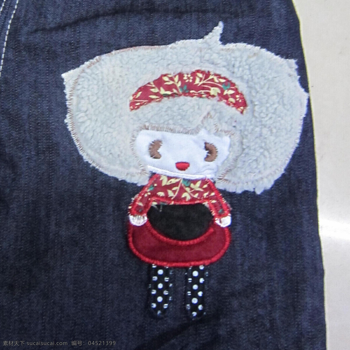 贴布 女孩 免费素材 面料图库 服装图案 黑色