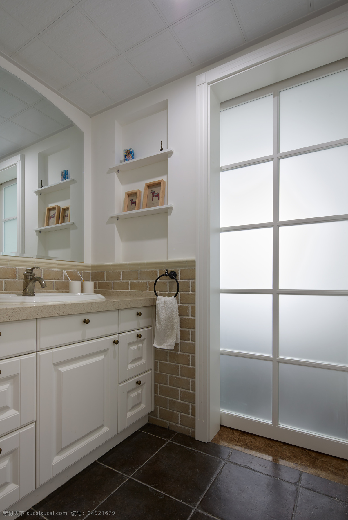 现代 简约 浴室 玻璃 移门 装修 效果图 简欧风格 玻璃移门装修 高清大图