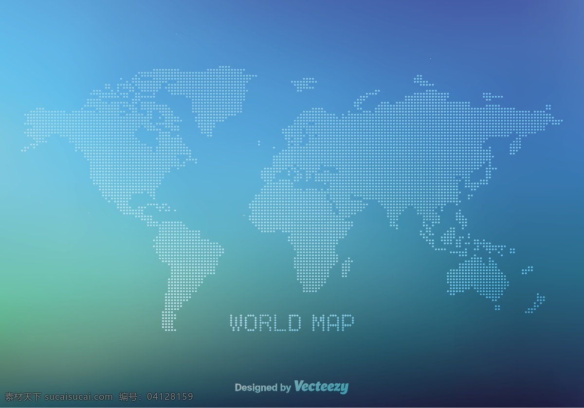 免费 矢量 地图 世界地图 虚线 点 向量 模糊 背景 圆 平面 全球商业 旅游 壁纸 全球地理 蓝色的背景 大陆的设计 地球 摘要