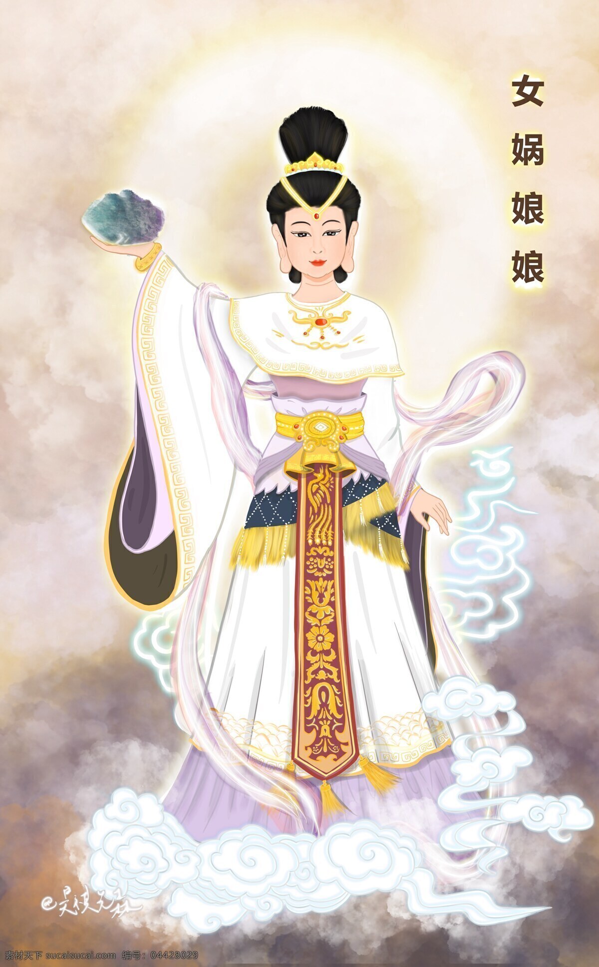女娲娘娘圣像素材图片下载-素材编号04428029-素材天下图库