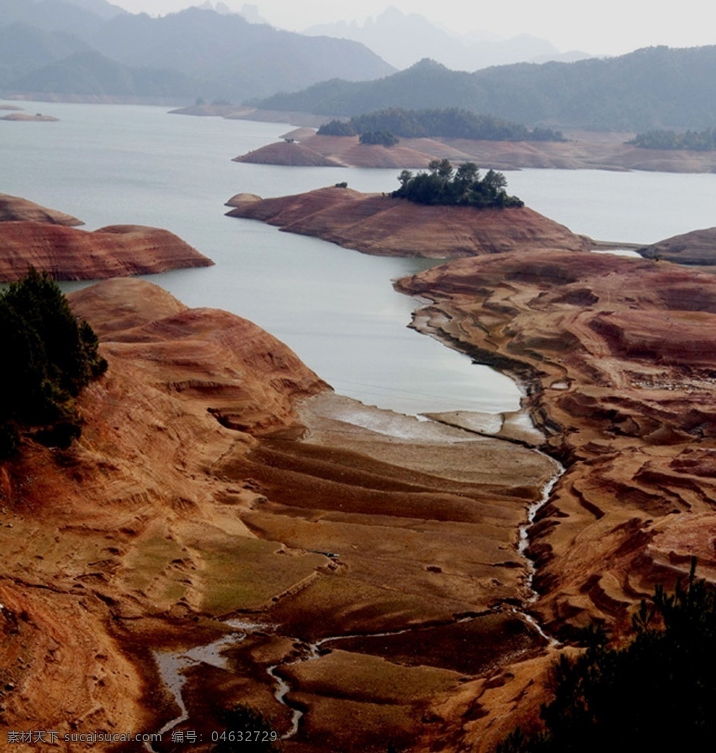 自然风光 山川 河流 傍晚 暮色 红色 土壤 古镇 人文景观 旅游摄影