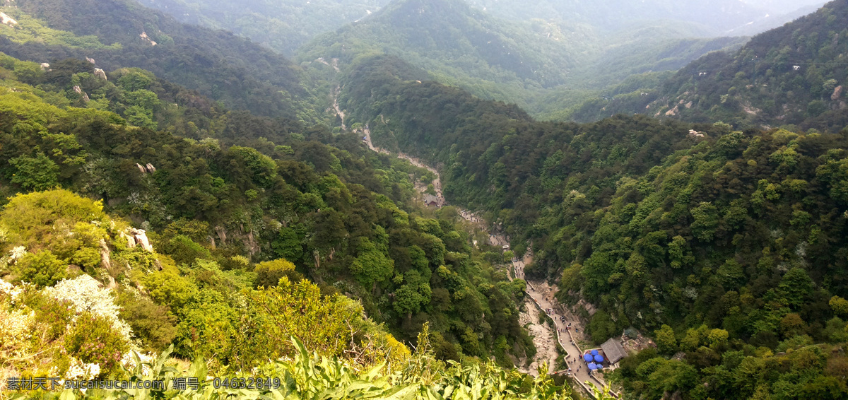 俯瞰十八盘 泰山 十八盘 登山路 世界文化遗产 旅行 旅游摄影 国内旅游