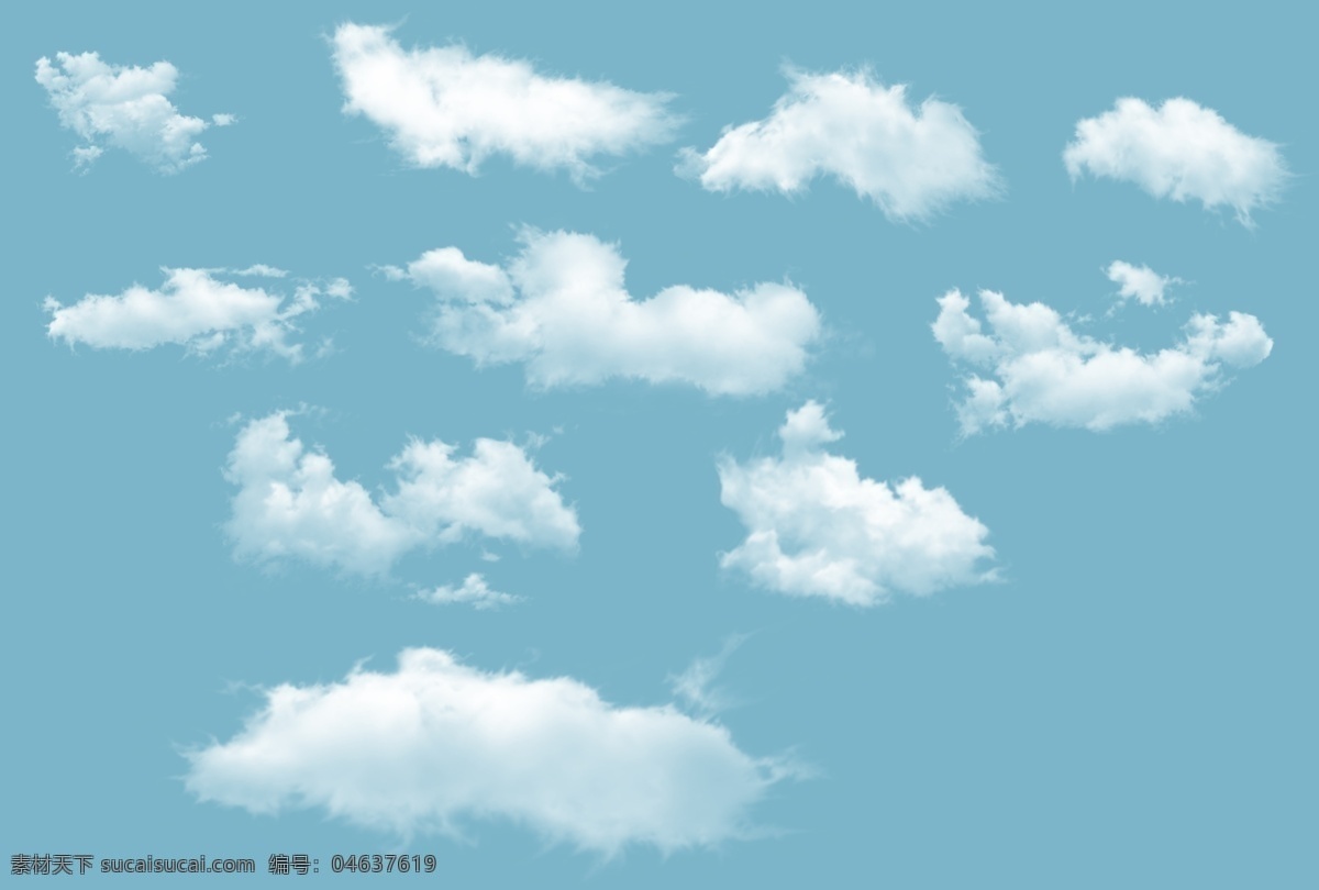 云朵 云 云层 云彩 天空 分层 源文件