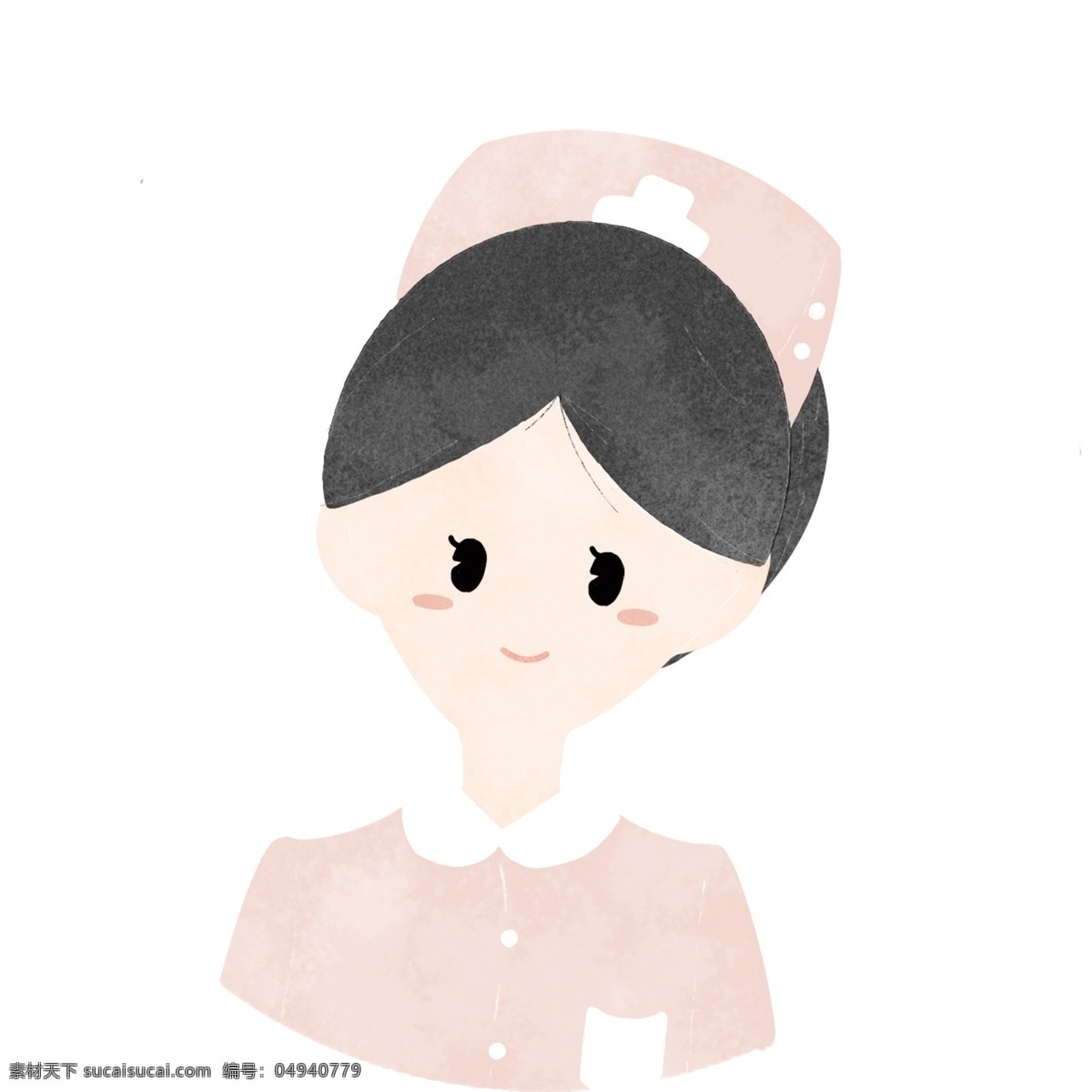 护士节 粉色 妇儿 科 护士 国际护士节 妇儿科护士 小清新 水彩 可爱 文艺 元素 图案