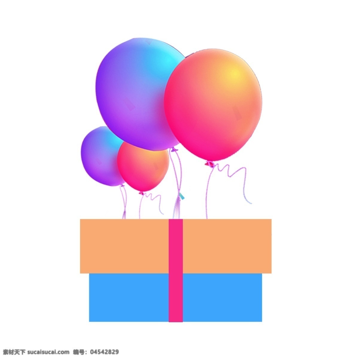 喜庆 节日 气球 礼物 免 抠 元素 节日元素 春节元素 透明素材 卡通