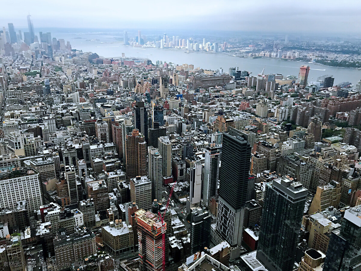 纽约城市 美国 纽约 城市 大厦 大楼 俯瞰 旅游摄影 国外旅游