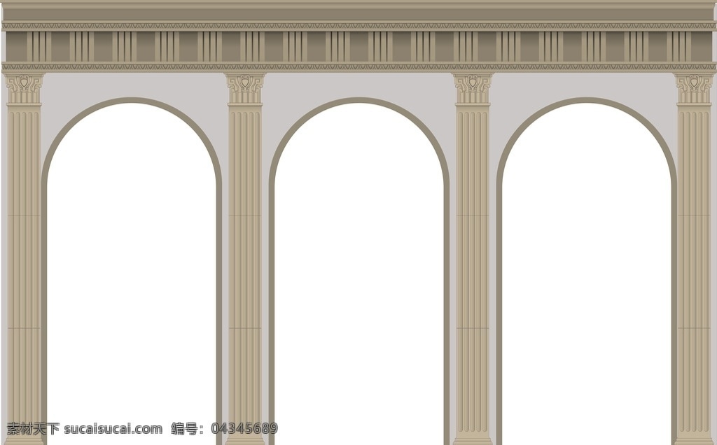 欧式拱门 手绘拱门 欧式 拱门背景 矢量图 北欧风格门