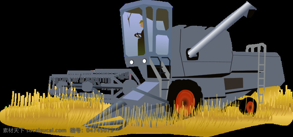 农场 农业 收割机 拖拉机 batteuse 联合收割机 moissoneuse 裴松 tracteur 插画集
