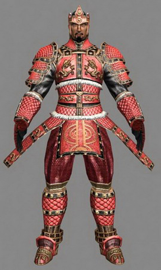红色 铠甲 战士 角色 游戏 铠甲战士 3d模型素材 游戏cg模型