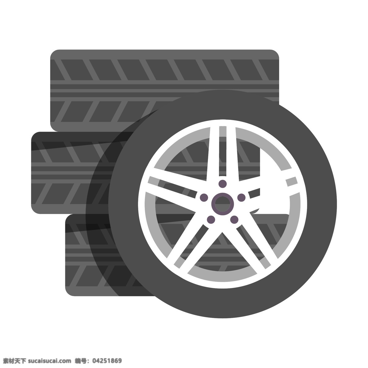 黑色 轮胎 卡通 插画 黑色的轮胎 卡通轮胎 圆形轮胎 交通工具 汽车配件 零件 轮胎装饰 轮胎插画