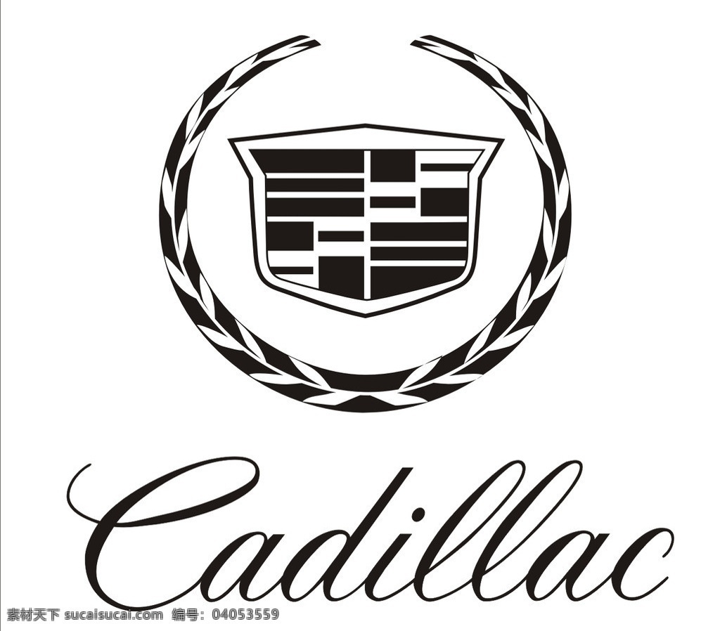 凯迪拉克 矢量图 kdlk 汽车标志 cadillac 汽车车标 企业 logo 标志 标识标志图标 矢量