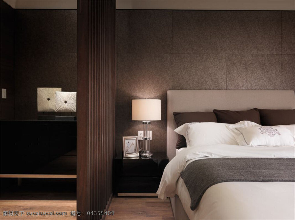 现代 简约 卧室 床 效果图 吊灯 简约风 浅色地毯 装修 现代风