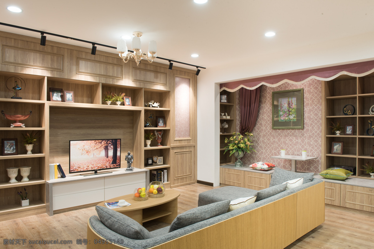定制家具 客厅效果 电视背景 地板 沙发 3d设计 3d作品