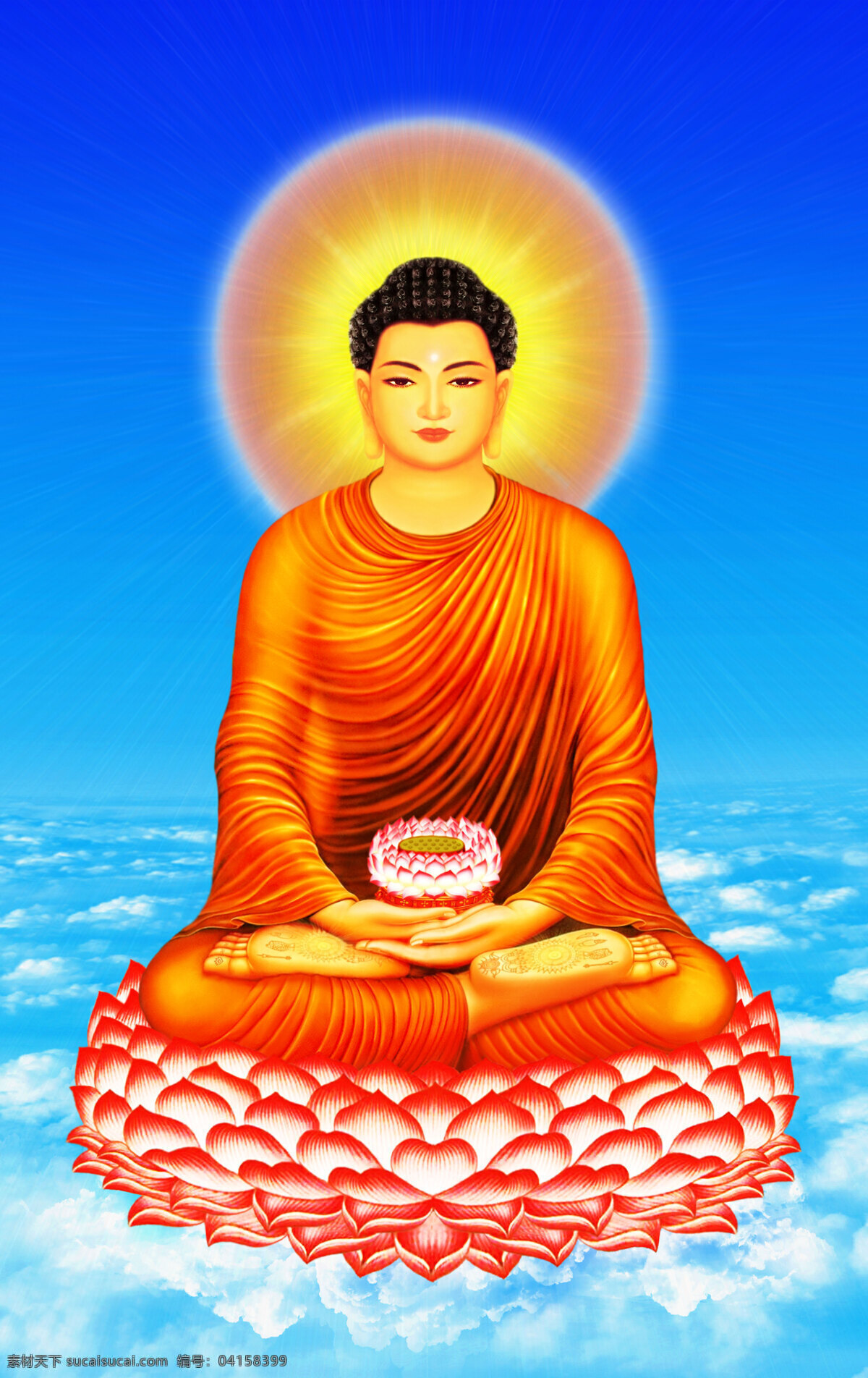 阿弥陀佛 佛像 高清 坐像 文化艺术 宗教信仰