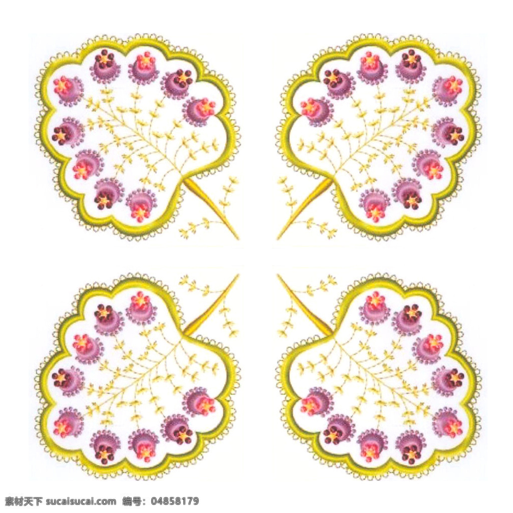 绣花免费下载 服装图案 花边 花朵 绣花 植物 植物花纹 面料图库 服装设计 图案花型