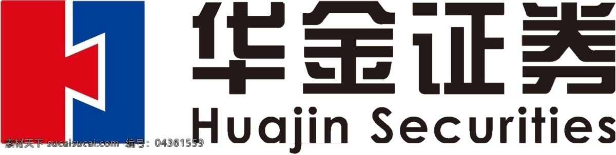 华金 证券 logo 蓝红