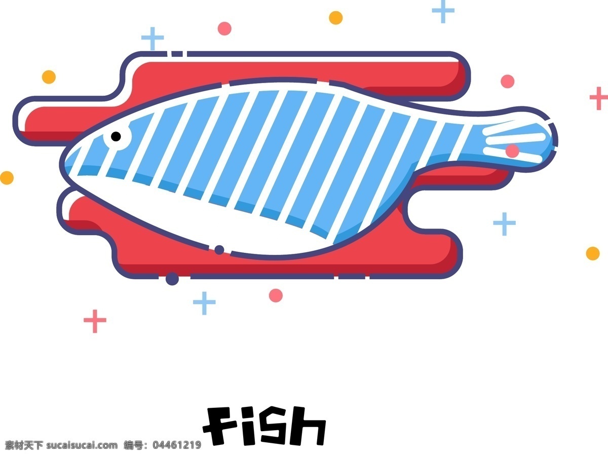 矢量 简约 可爱 卡通 海洋 动物 鱼 海洋动物 可爱鱼 鱼类 简约鱼