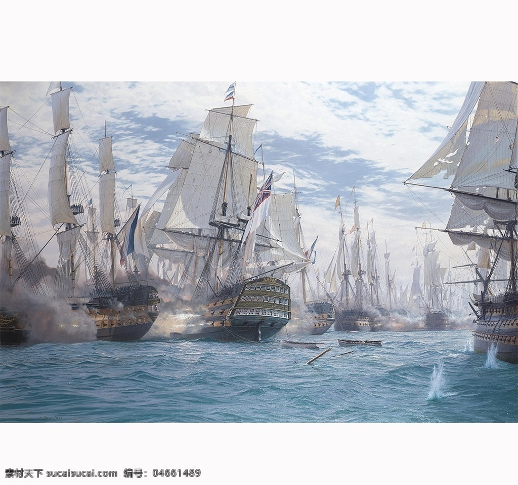 欧式油画 宫廷 风景 装饰画 海报 无框画 复古 抽象 帆船 航海 大海 油画 文化艺术 绘画书法