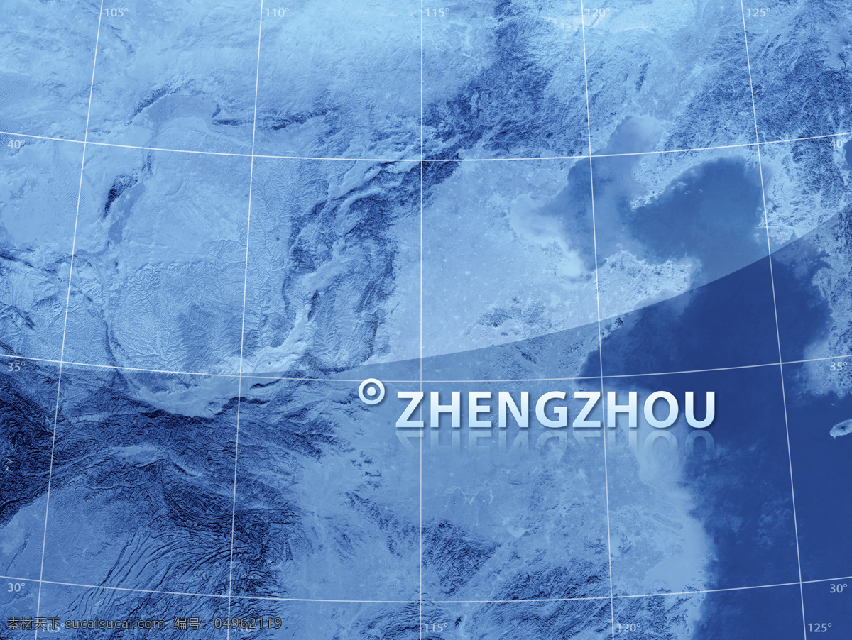 郑州 地图 郑州地图 蓝色地图 地图模板 经线 纬线 经度 纬度 地图图片 生活百科