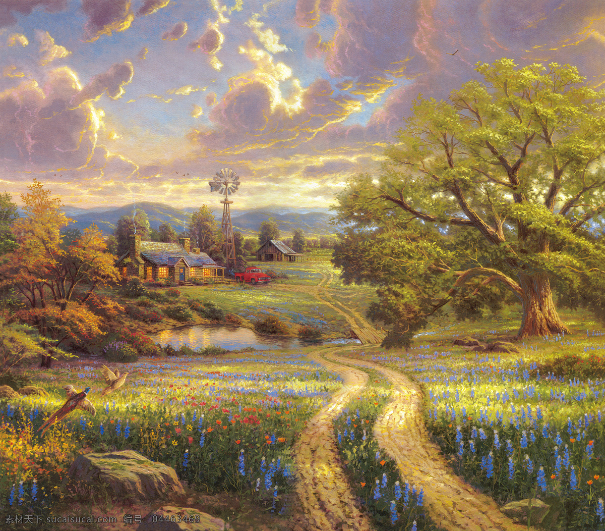 油画 喷绘 托马斯 风景 风景油画 喷绘素材 油画喷绘 托马斯油画 托马斯风景 油画素材 自然景观 自然风光