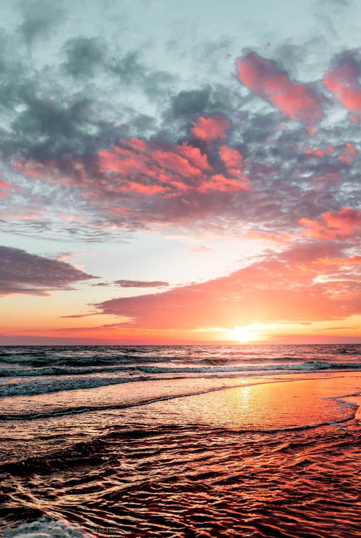 黄昏 海滩 火烧云 海洋 沙滩 阳光 橙色天空 红色天空 自然景观 自然风景