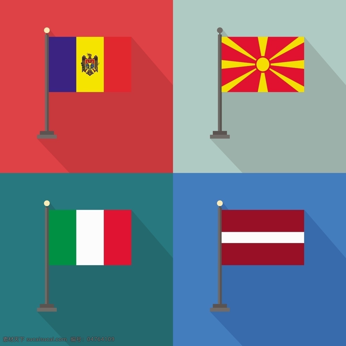 摩尔 达 维亚 意大利 马其顿 拉脱维亚 国旗 世界 旗帜 标志 国家 爱国 地理 民族 白色