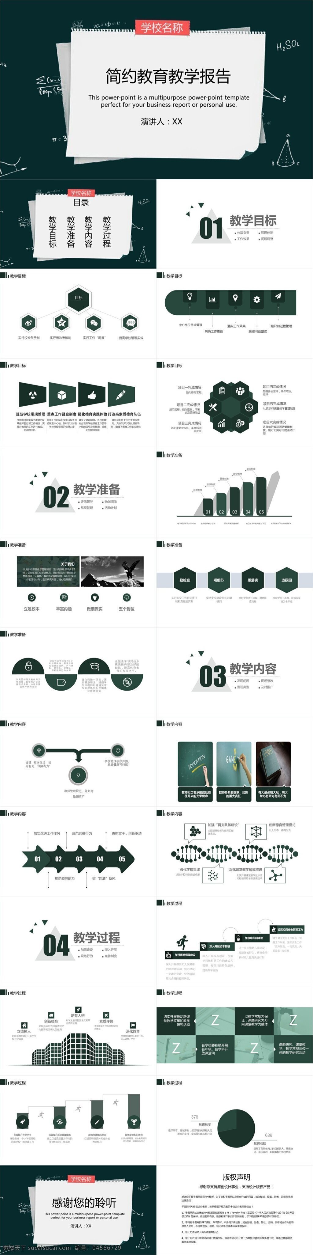 绿 白 商务 风 简约 教育教学 报告 模板 范本 报告ppt 策划ppt 范本ppt 工作ppt 汇报ppt 简约ppt 商务风ppt 通用ppt 宣传ppt