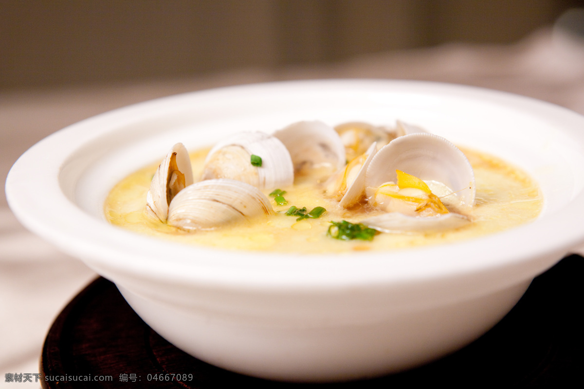 文蛤炖蛋 文蛤 炖蛋 海鲜 炖盅 精美菜肴 传统美食 餐饮美食