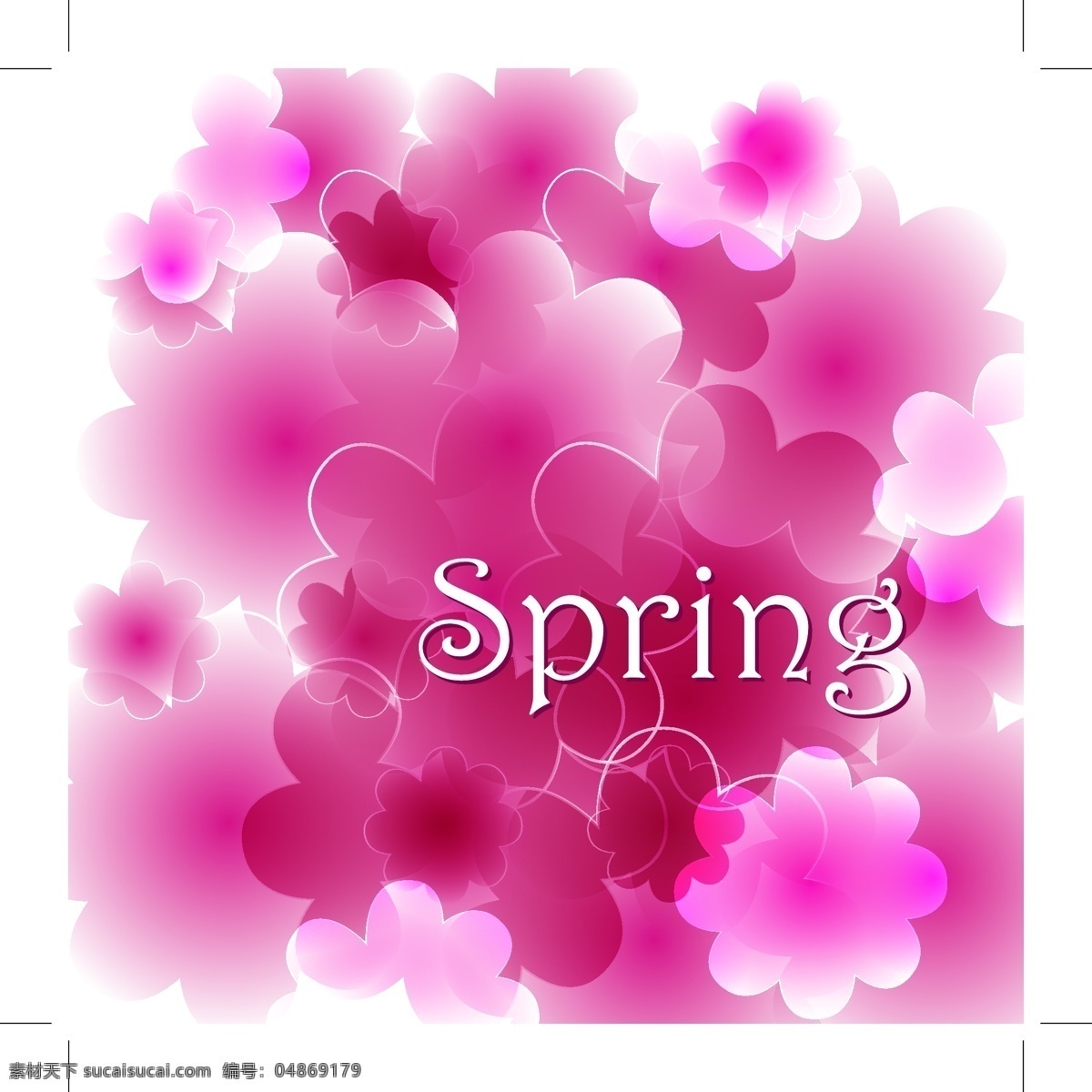 spring 春天背景 春季促销 春季花朵 枚红色花朵 玫红背景 零售素材