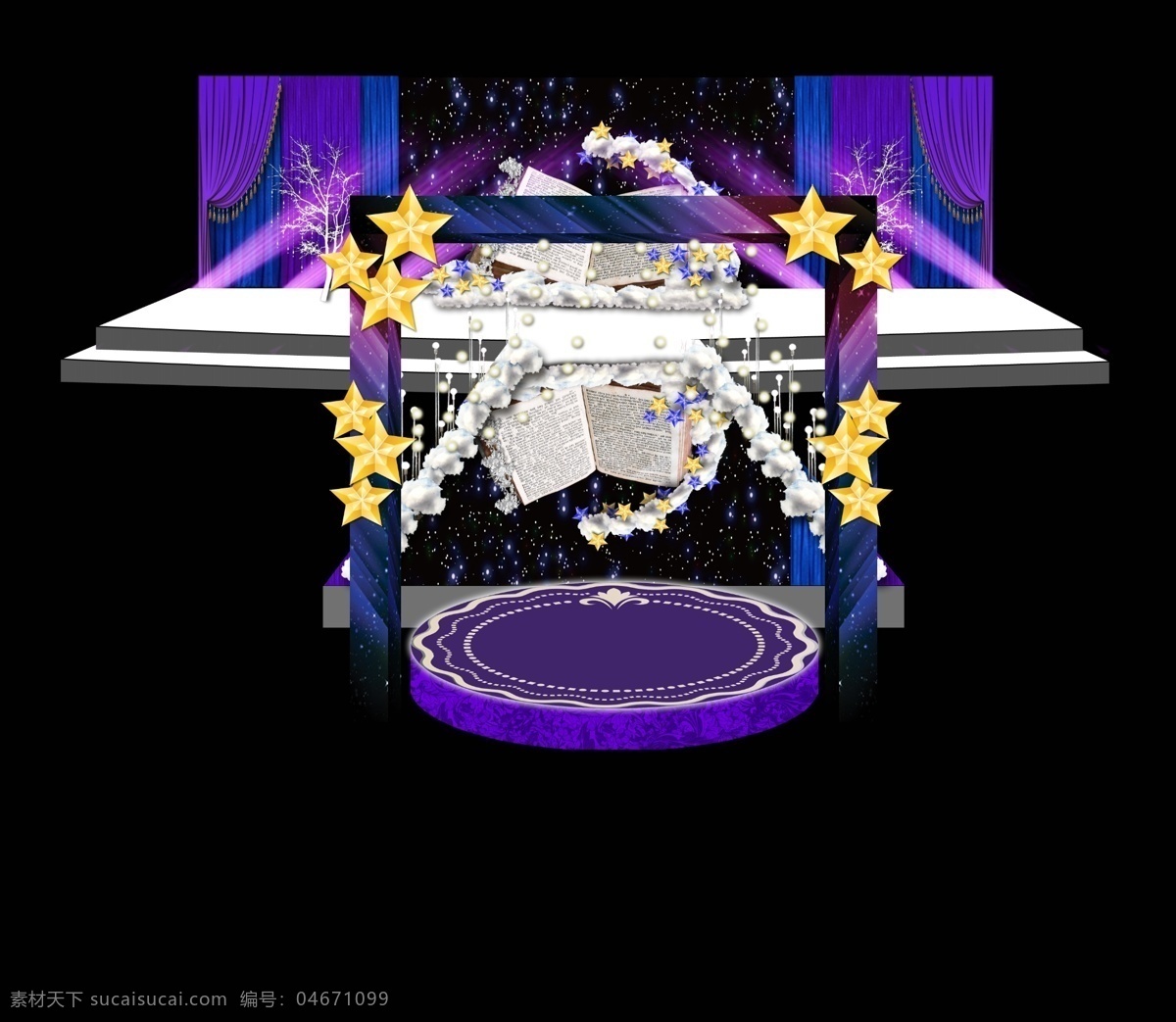 梦幻 紫色 婚礼 主会场 婚礼设计 婚礼主舞台 唯美婚礼 紫色婚礼 灯光舞台设计 创意婚礼