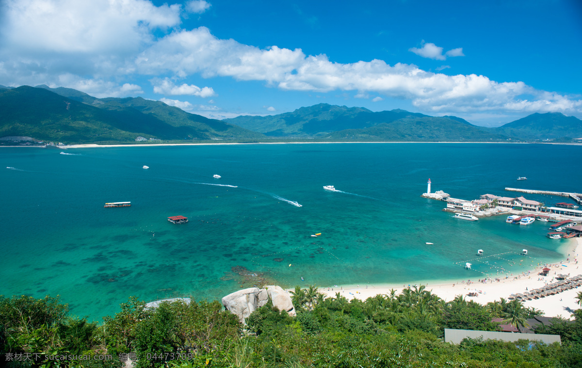 中国 旅游风光 实景拍摄 滨海 海景 蓝天白云 陵水分界洲岛 旅游摄影 国内旅游