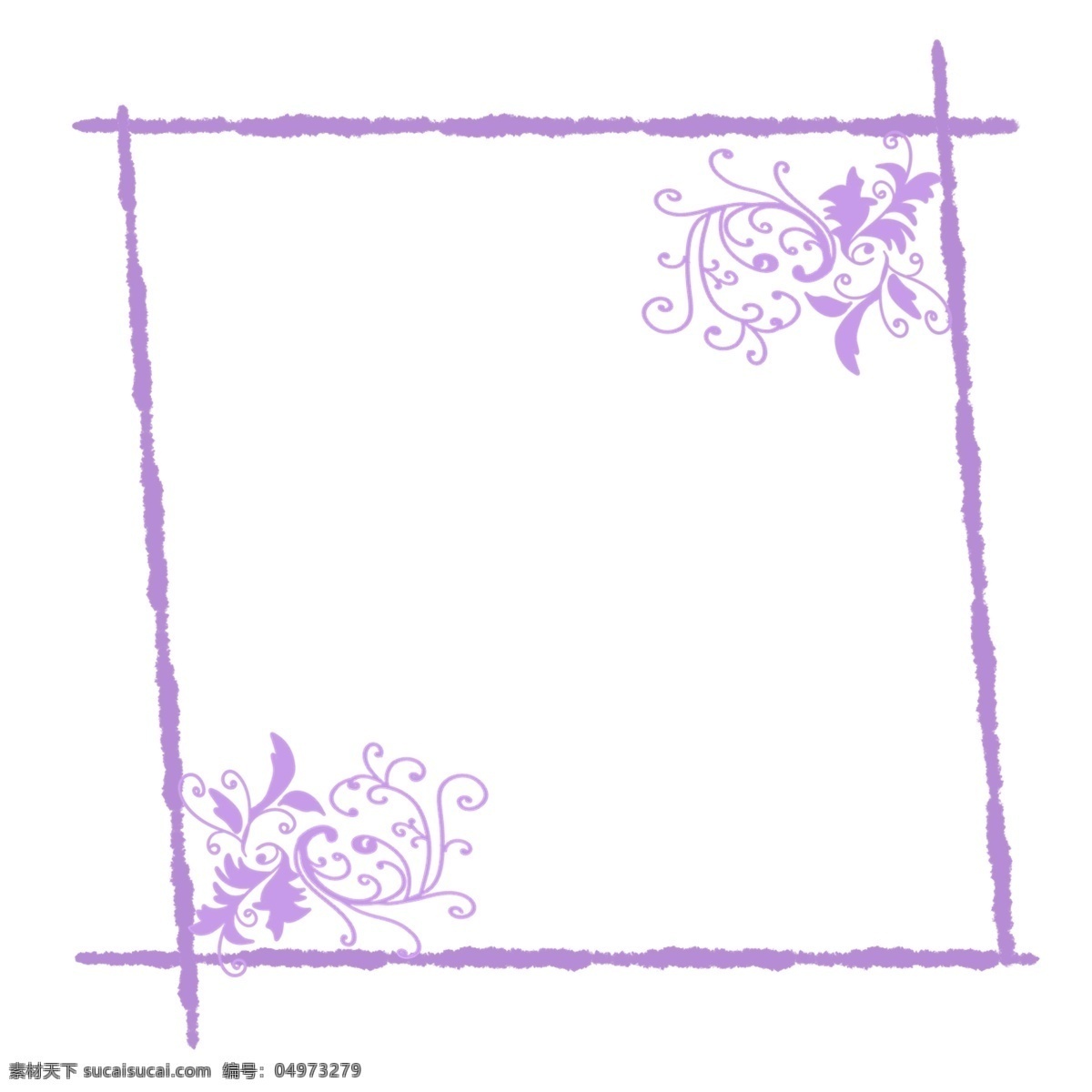 斜 方块 花纹 边框 紫色的边框 卡通边框 美丽边框 漂亮边框 小物边框 花草边框 斜着的边框