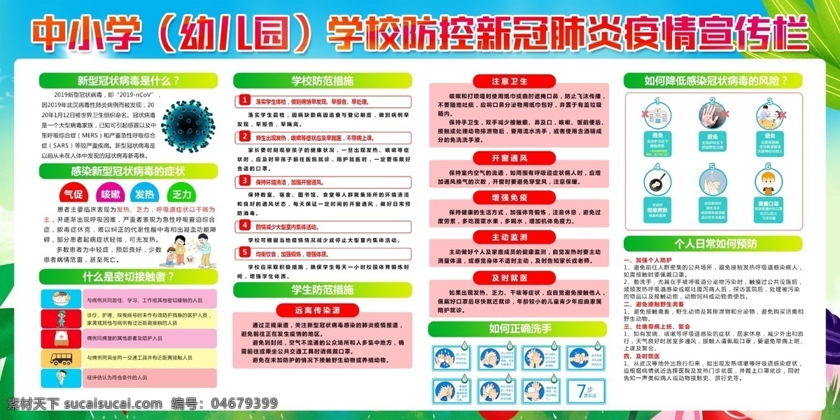 校园防疫 中小学防疫 中学防疫指南 小学防疫指南 幼儿园防疫 老师防疫 教师防疫 学校 学生 新冠肺炎 新型冠状病毒 学校预防 校园预防 学校预防肺炎 校园预防肺炎 学校疫情防控 校园疫情防控 返校复课 复课 学生预防 肺炎 病毒 疫情防控指南 学校防控 校园防控 防疫指南 防控措施 预防指南 展板模板