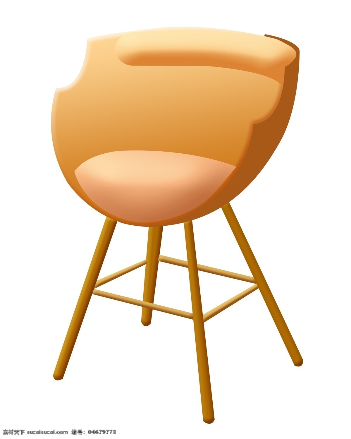 简约 木质 椅子 插图 卡通椅子 酒吧 高脚椅子 圆形椅子 简约椅子 酒吧椅子 椅子插图 木质椅子