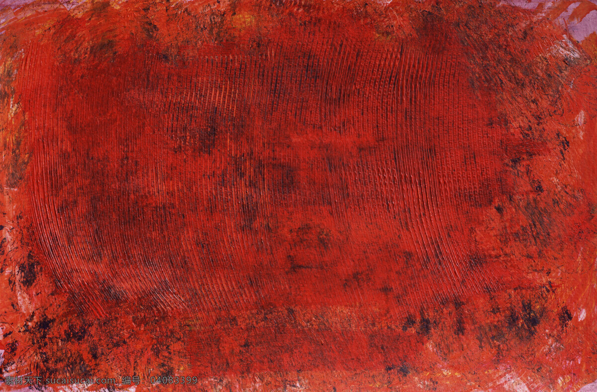 红色 油画 笔触 肌理 背景 彩色 抽象 底纹 艺术 文化艺术