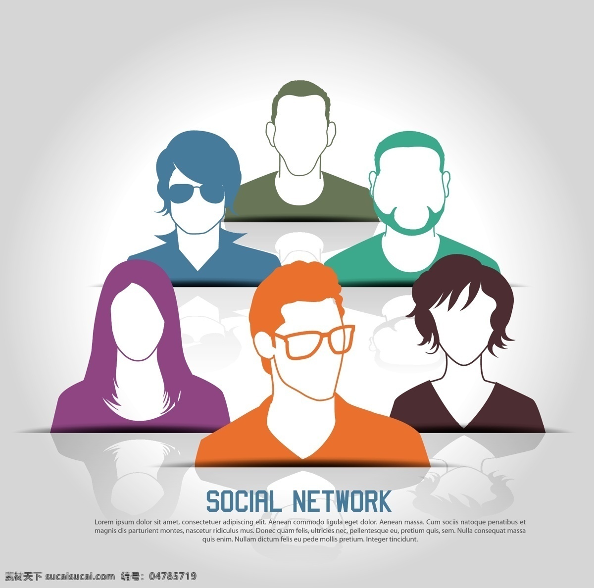 社会 网络 商务 人士 矢量 人 业务 向量的业务 业务网络 psd商业 生意人 矢量图 其他矢量图